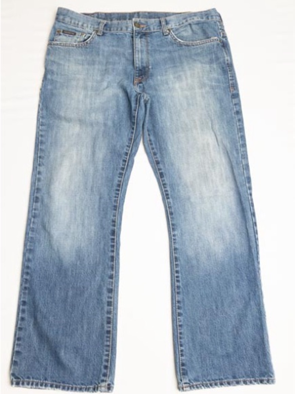Calvin Klein Jeans Men's Straight Light Blue Wash Denim